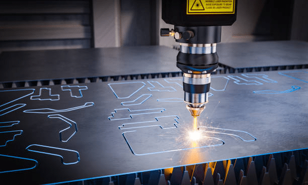 Corte láser CNC en acero — Industrias Metálicas JB